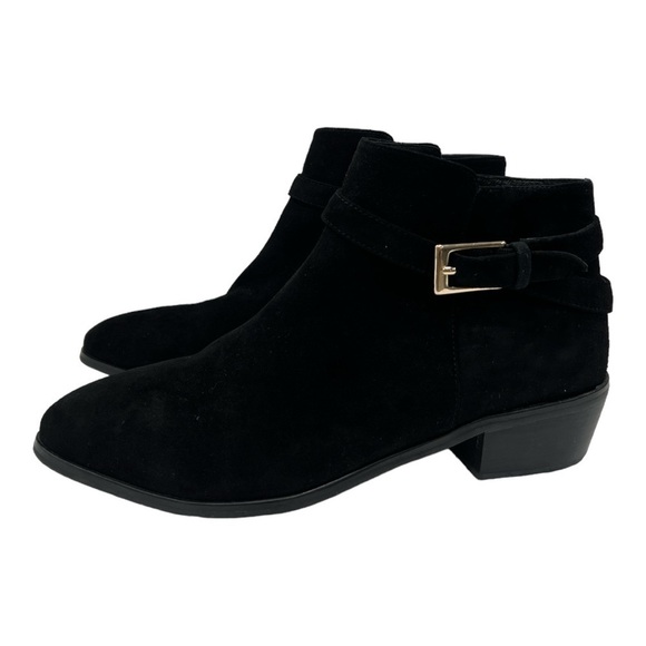 Barneys New York Angela Black Suede Bootie size 8 - Picture 10 of 12